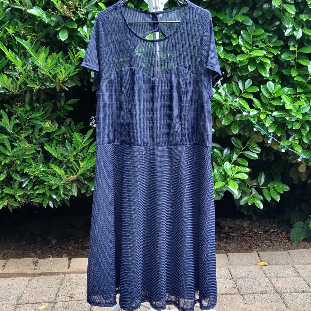 City Chic Navy Dress
